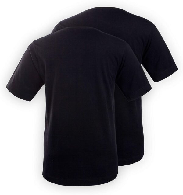 JP 1880 Hommes Grandes Tailles L-8XL Lot de 2 T-Shirts, col Rond, Collection Basic - Jusqu'au 8 XL 702637 – Image 6