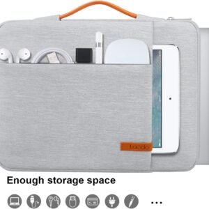 Alternative view of Lacdo 360° Protection 14 Pouce Housse Ordinateur Portable pour ASUS Acer HP Lenovo Chromebook, ASUS Vivobook/Zenbook 14, HP EliteBook 14, Dell Inspiron 14, Lenovo IdeaPad 14, Huawei MateBook D14, Gris