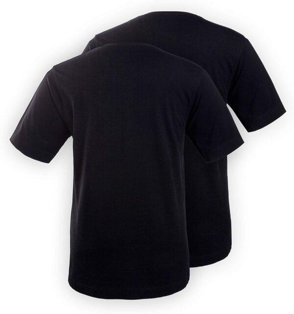 JP 1880 Hommes Grandes Tailles L-8XL Lot de 2 T-Shirts, col Rond, Collection Basic - Jusqu'au 8 XL 702637 – Image 4