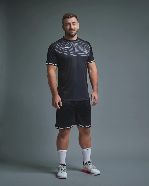 Kempa Wave 26 Shirt Tee Shirt t-Shirt de Sport à Manches Courtes Vetement Fonctionnel Handball Gym Jogging Running Maillot Homme – Image 2