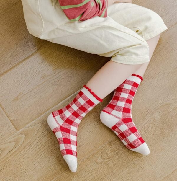 axy Lot de 5 paires de chaussettes colorées pour fille – Image 4