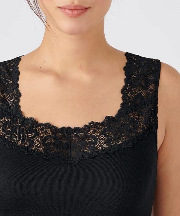 Damart - Débardeur Douceur Soyeuse Thermolactyl Femme Noir Taille 42-44 (M) – Image 2