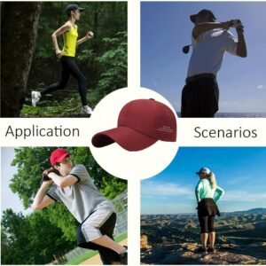 Alternative view of Casquette de Baseball Unisexe Réglable Chapeau Soleil Casquettes de Golf Sports Casual Coton Léger Chapeau Casquettes de Baseball pour Homme et Femme Casquette de Baseball