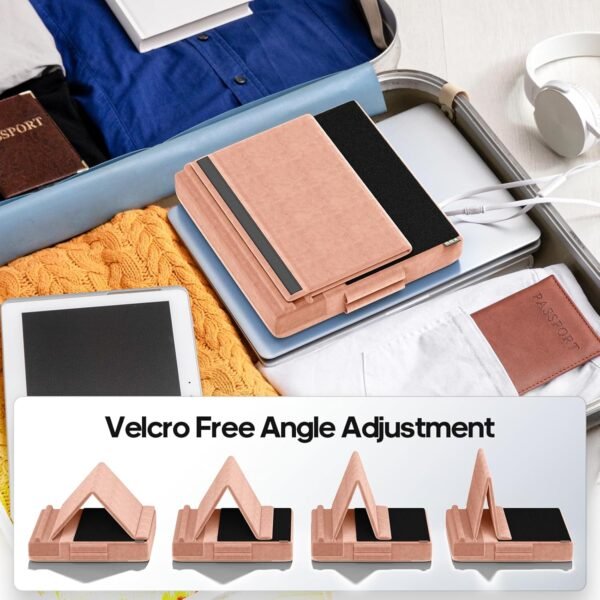 KDD Coussin de Support pour Tablette, Coussin Tablette à Angle Réglable, Porte ipad Pliable, Support iPad Lit avec Support de Stylet pour ipad Pro 12,9 10.5 11 Air Mini, Téléphones, Livres, Pêche – Image 6
