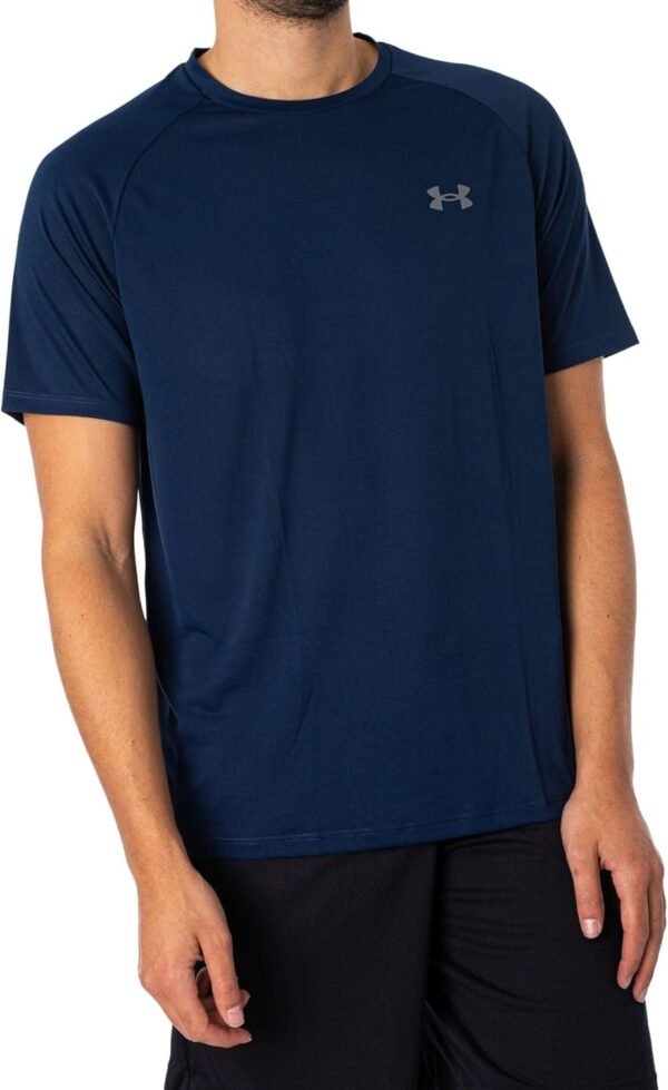 Under Armour UA Tech 2.0 Short Sleeve Tee, Light and Breathable Sports T-Shirt, Gym Clothes with Anti-Odour Technology Men – Image 2