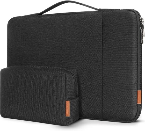 DOMISO Housse de Protection pour Ordinateur Portable 14 Pouces de Housse de Protection Antichoc pour Ordinateur Portable, Noir