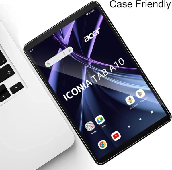 GEJEFA Verre Trempé pour Acer Iconia Tab A10 10.1 Pouces, 2 Pièces 9H Dureté Anti-Rayures [Haute Définition] [Sensibilité Tactile] Protection Écran pour Acer Iconia Tab A10 – Image 7