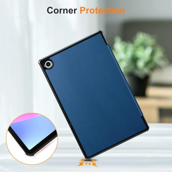 FINTIE Coque pour Lenovo M10 Plus 3rd Gen 10.6 Pouces 2022 (TB125 / TB128) - Étui Fin et Rigide Housse Pliable Légère, Protection pour Lenovo Tab M10 Plus 3ème Génération, Bleu Marine – Image 7