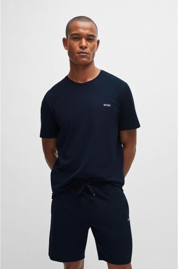 BOSS Hommes Mix&Match T-Shirt R T-Shirt en Coton Stretch à Logo brodé – Image 8