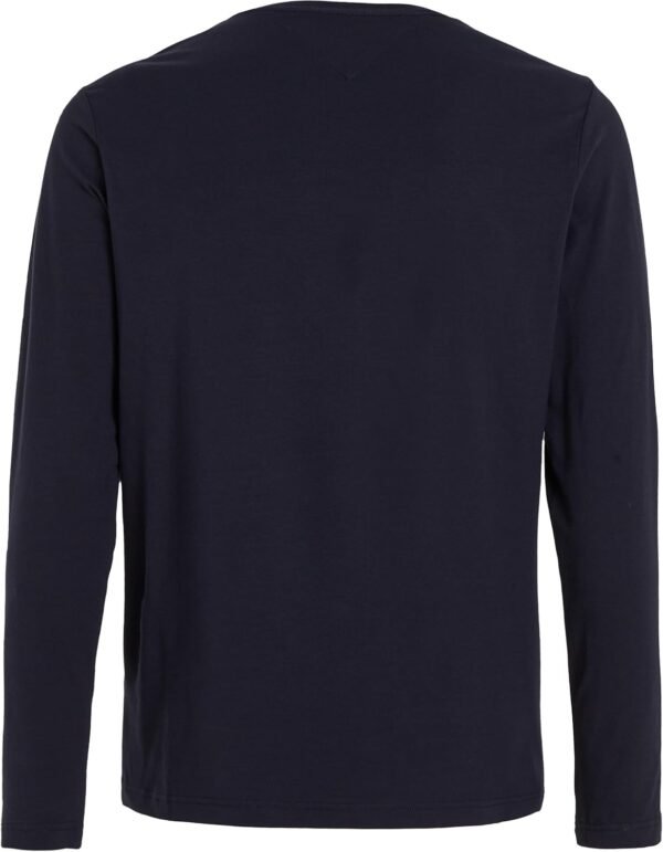 Tommy Hilfiger T-Shirt Homme Stretch Slim Fit Long Sleeve Tee Encolure Ronde – Image 6