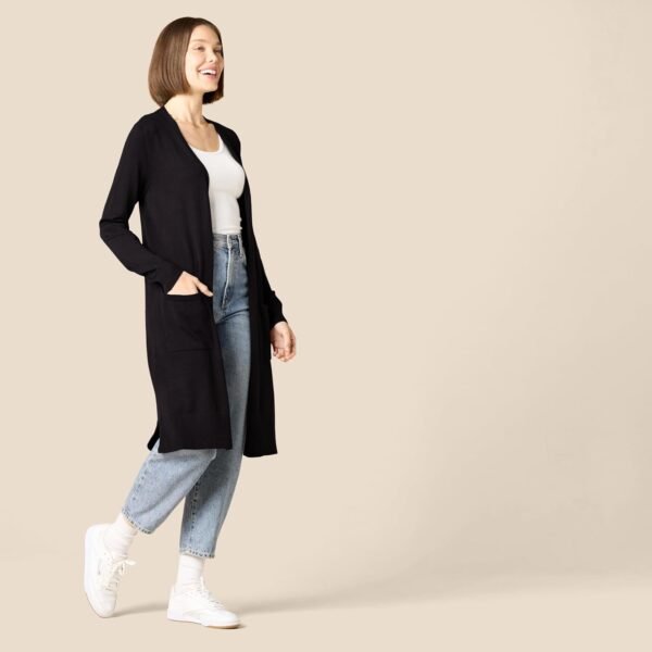Amazon Essentials Cardigan Léger à Manches Longues et Ouvert sur Le Devant (Disponible en Grande Taille) Femme – Image 2