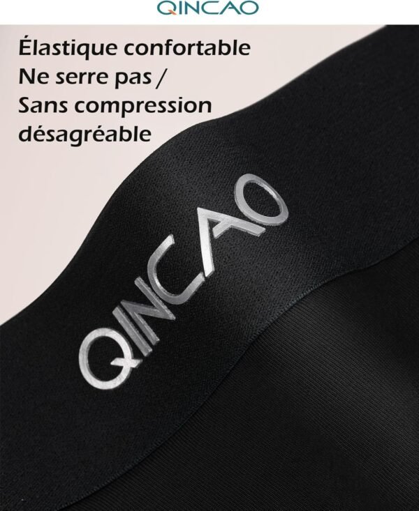 QINCAO Boxers Homme Lot de 6 Coton Pas d'étiquette Qui Gratte sous-vêtement Fitted Trunk Caleçons Ultra Doux Confortale – Image 5