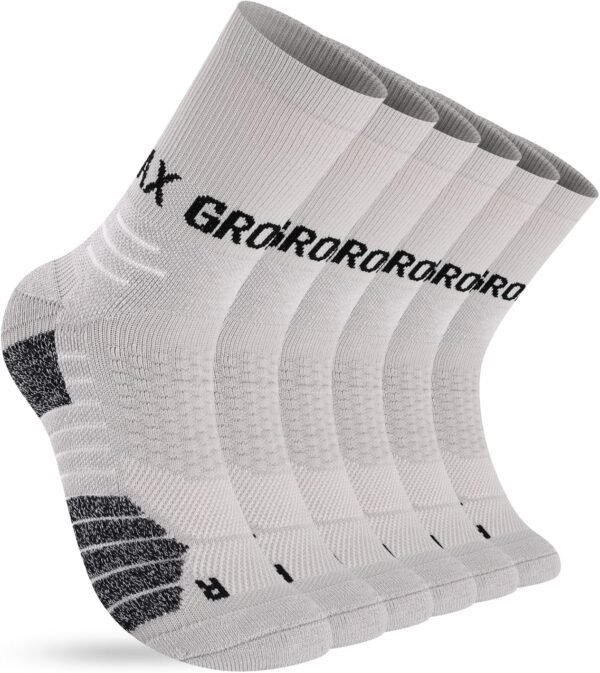 ZZLLKQ Chaussettes Homme Femme 43-46 37-42 Coton, 3 Paires Chaussettes Sport Homme Haute, Anti-Ampoule, Anti-Odeur, Thermiques Elastique Chaussettes pour Randonnée Running Cycliste Travail