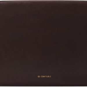 Comfyable Housse fine en cuir PU résistante à l'eau pour tablette compatible avec iPad Air 11" M3 2025, iPad Pro 11" M4 2024 et clavier Smart/Magic avec porte-crayon, chocolat