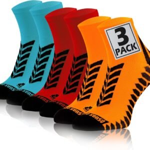 sesto senso Chaussettes Sport de Course Colorées Femme Homme Lot de 3-12 Paires