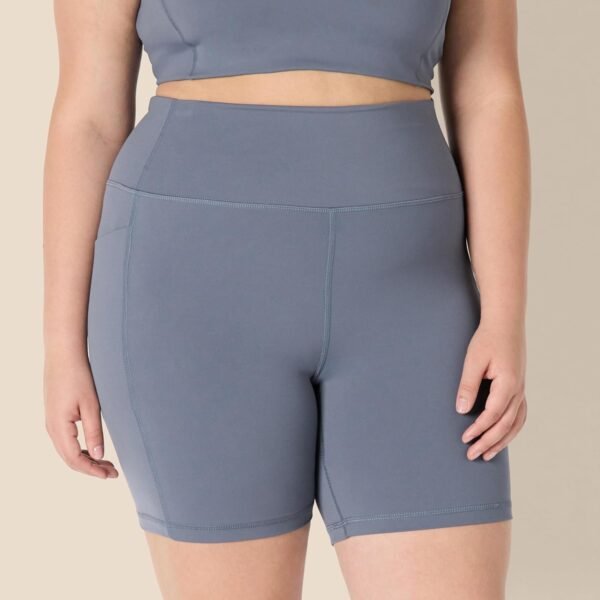Amazon Essentials Short Cycliste Active FormFlex Ultra Doux avec Poches, Taille Haute, 18cm Femme – Image 6