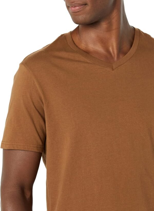 Amazon Essentials Short-sleeve V-neck T-shirts For Men, Pack Of 2 T-shirt Homme – Image 6