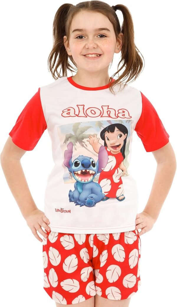 Disney - Ensemble De Pyjamas - Lilo & Stitch - Fille – Image 2