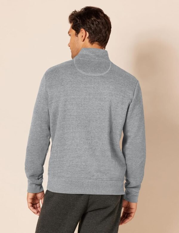 Amazon Essentials Sweat Polaire à Manches Longues avec Un Quart de Fermeture Éclair Homme – Image 2