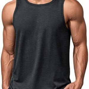 EKLENTSON Débardeur Hommes sans Manches Vêtement Débardeur Séchage Rapide Respirant Muscle Gilets Fitness Sport Tee Shirt