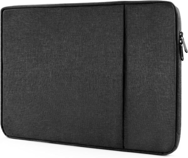 XRXYMQ 15,6 Pouces Pochette Ordinateur Housse Ordinateur Noir Sacs et Housses pour Housse Macbook Pro Résistante à l'eau Pochette Macbook Pro pour 15.6 HP Lenovo Dell Notebook