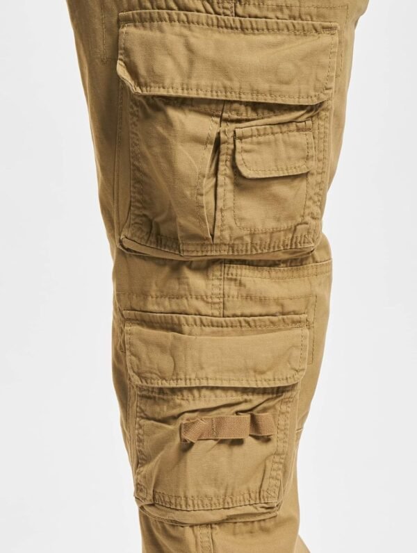 Brandit Pantalon Slim Pure Vintage Homme Pantalon Cargo Noir Cargo – Image 5
