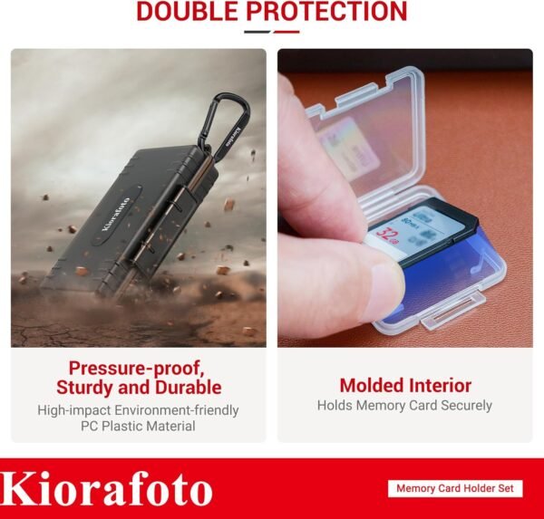 étui pour carte mémoire, Pour 24 SD + 18 Micro SD (avec boîte), Compacte – Image 3