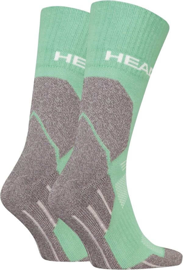 HEAD Randonnée Tous Climats Chaussettes Crew (Lot de 2) Mixte – Image 2