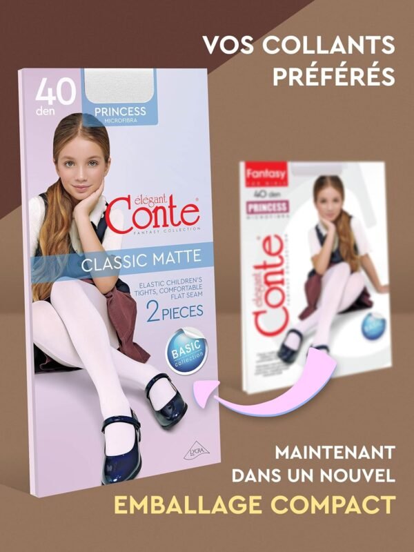 Conte elegant Princesse Collants élégants pour Enfant Fille – Image 6