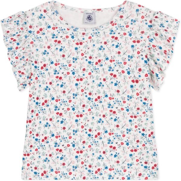 Petit Bateau Tee Shirt Manches Courtes Fille