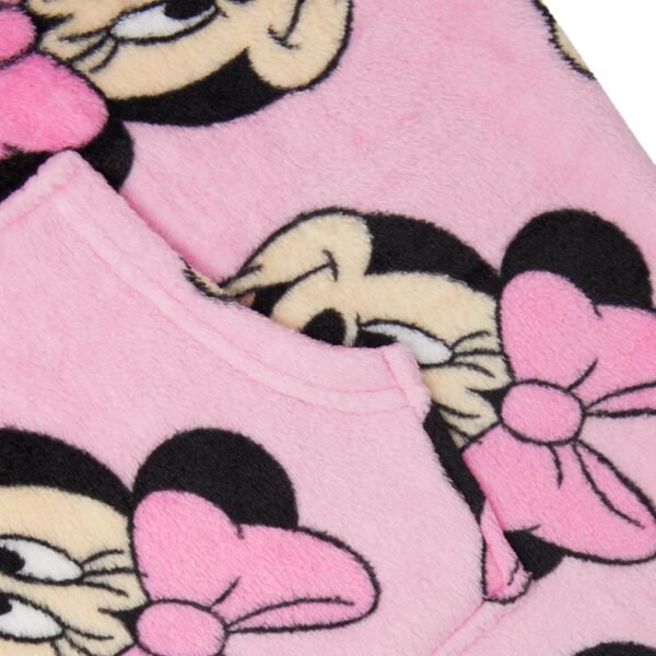 Minnie Mouse - Sweat à Capuche Filles Surdimensionné - Pull Couverture pour Filles avec Grande Poche Avant – Image 4