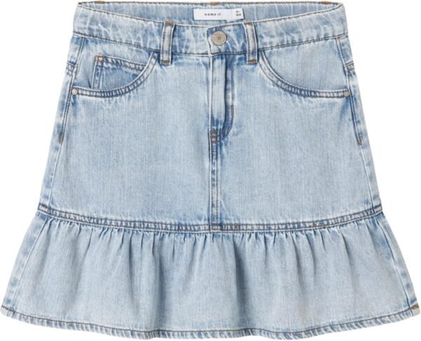 NAME IT Nkfnynne DNM 3266-Ov H Jupe Courte Fille