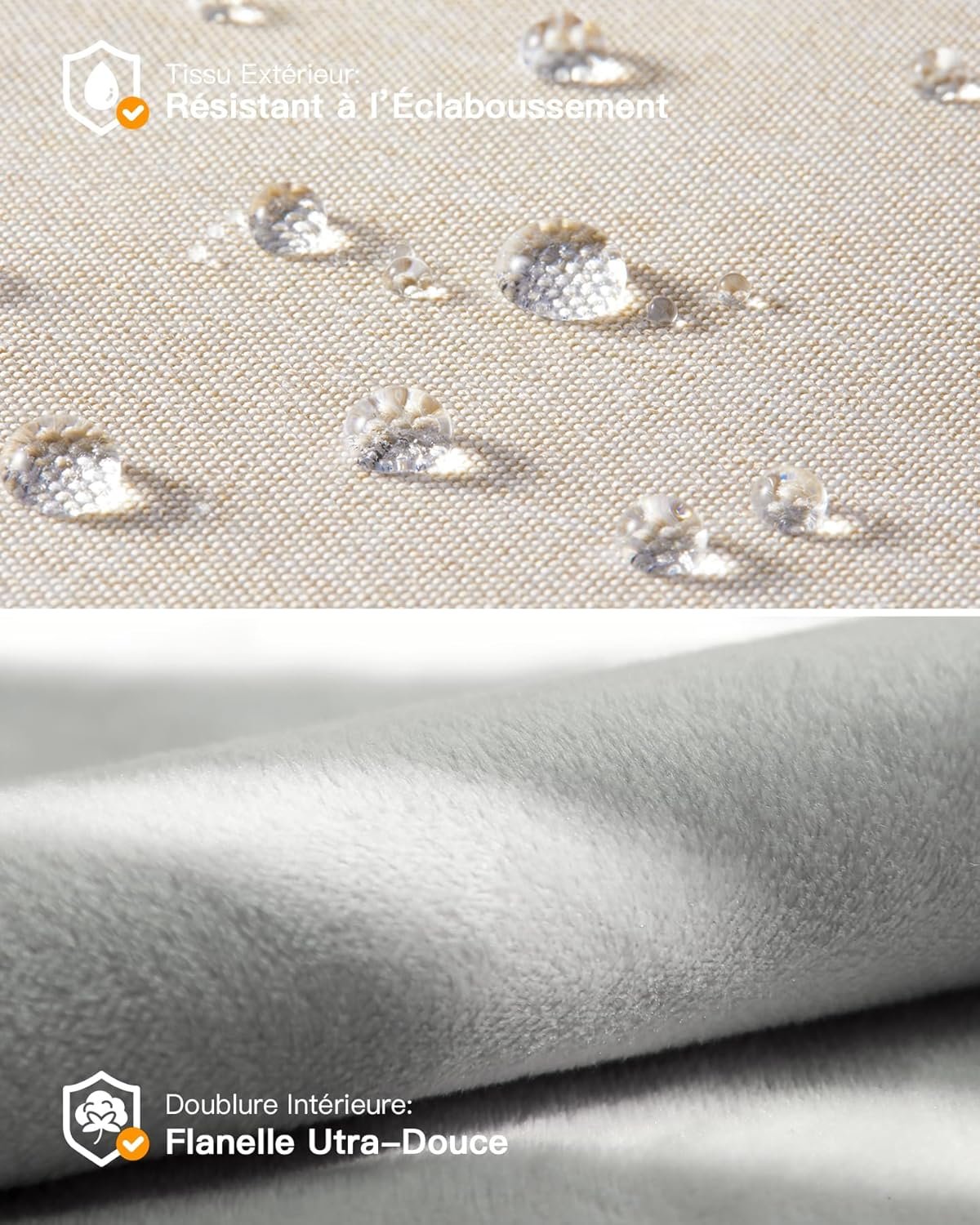 Inateck 360° Protection Housse 13 Pouces Compatible avec 13 MacBook Air M4/M3/M2/M1 2025-2018, 13 MacBook Pro M2/M1 2022-2016, 12.3 Surface Pro 11/10/9/X/8/7/6/5/4/3, XPS 13, Beige – Image 5