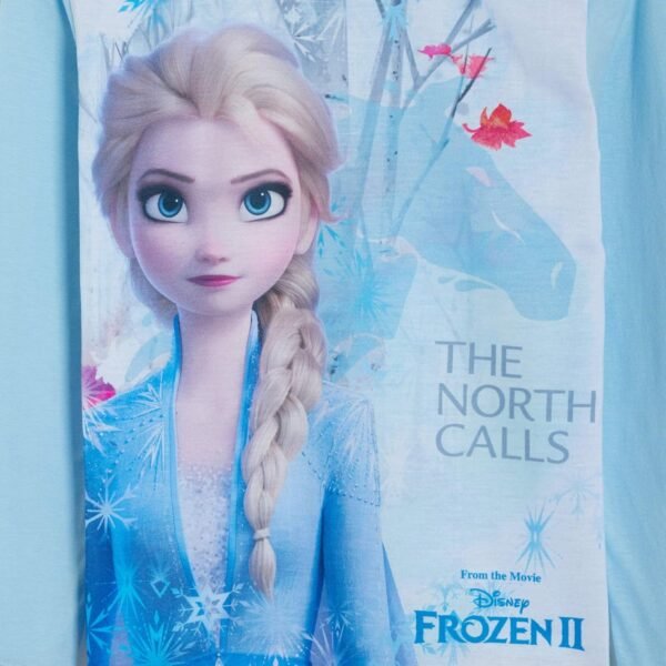 Disney Ensemble de Pyjama 2 pièces La Reine des Neiges II pour Filles 'The North Calls', Bleu, 2-10 Ans – Image 3