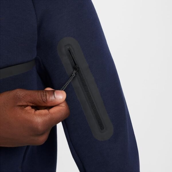 Nike Tech Windrunner HV0949-451 Sweat à Capuche avec Fermeture éclair sur Toute la Longueur, pour Homme, Obsidienne/Noir, Taille XS – Image 6