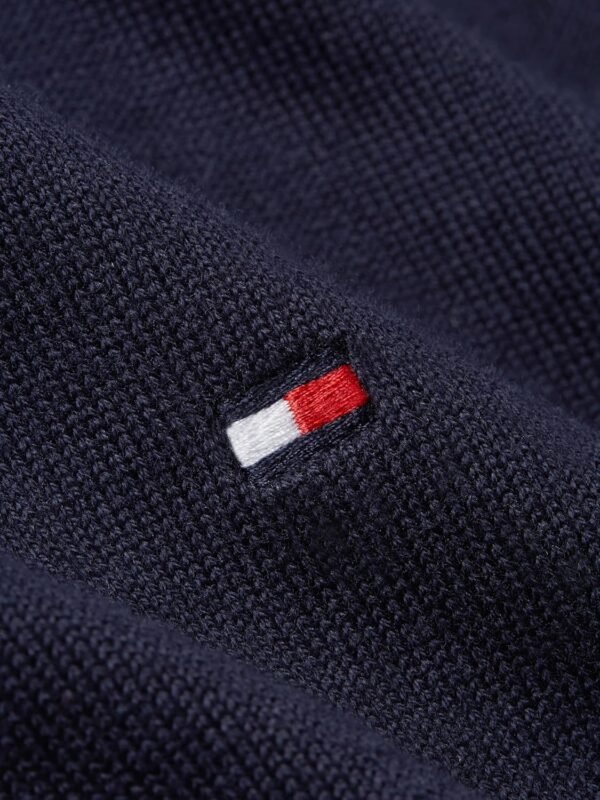 Tommy Hilfiger Pull avec Fermeture Éclair Homme Essential Cotton Mock Fermeture Éclair Demi-Longueur – Image 4