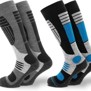 Occulto Chaussettes de Ski Homme lot de 2, lot de 4 (modèle: Felix)