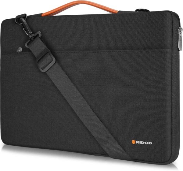 NIDOO 13 Pouces Sacoche Ordinateur Portable Imperméable Sac à Main Bandoulière Housse Protection Mallette pour 13,5" Surface Book 2 3/Surface Laptop 2 3 4/Surface Laptop Studio/14 Chromebook Spin 514