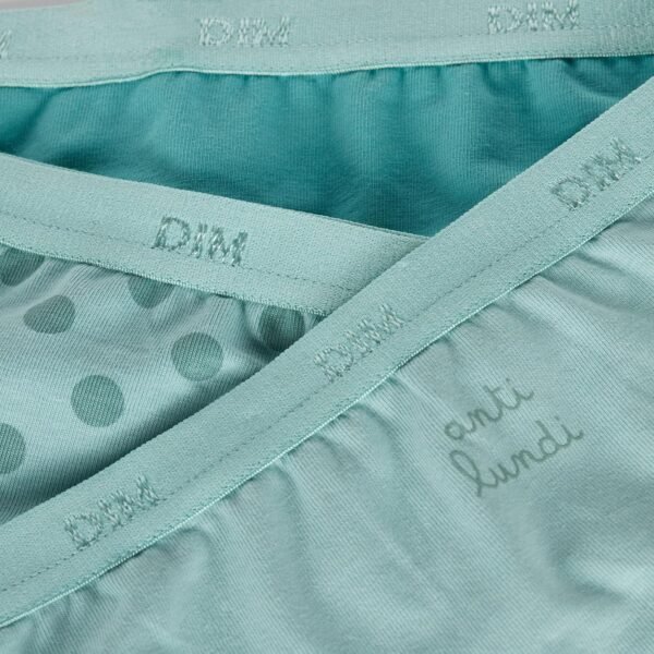 Dim Lot de 3 Culottes en Tissu Respirant D093G pour Filles – Image 3
