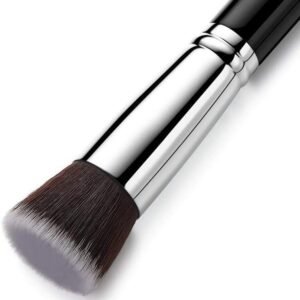 Alternative view of EIGSHOW Pinceau de maquillage Kabuki à pointe plate - Pinceau de maquillage Kabuki pour poudre minérale, fond de teint liquide, crème - Application de fond de teint, estompage anti-cernes(F614)