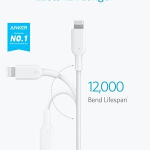 Alternative view of Anker Cable iPhone USB C, Câble USB-C vers Lightning 180 cm avec certification MFi - Câble PowerLine II compatible Power Delivery pour iPhone X/XS/XR/XS Max/8/8 Plus