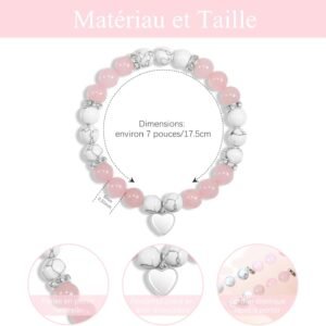 Alternative view of CheersLife Cadeau Femme Bracelet Pierre Naturelle Femme Idee Cadeau Noel Anniversaire pour Maman Fille Sœur Amie Collègues