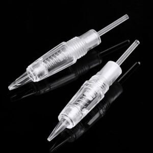 Alternative view of Aiguilles à cartouche de tatouage, aiguilles de maquillage permanentes pour tatouage des sourcils et des lèvres 1R/3R (3R, 10 pièces)
