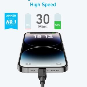 Alternative view of Anker cable iPhone USB C, câble 310 USB-C vers Lightning, certifié MFi, câble de charge rapide iPhone 14 Plus 14 14 Pro Max 13 13 Pro 12 11 X XS XR