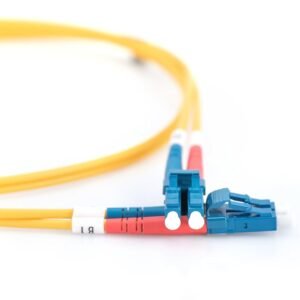 Alternative view of DIGITUS DK-2933-03 – Câble À Fibre Optique OS2 – 3 m – LC à LC – Câble Fibre Optique Duplex – 1/10 Gbit/s – SM Monomode LAN – Type De Fibre : 9/125 – Jaune (Yellow)
