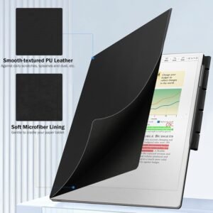 Alternative view of MoKo Étui pour Remarkable Paper Pro 2024 11,8", Étui Magnétique Ultra-Mince Léger avec Large Fermoir de Protection pour Stylo, Mise en Veille/Réveil Automatique pour Remarkable Pro 11,8", Noir