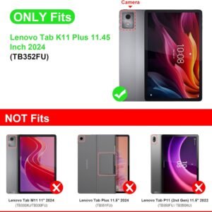 Alternative view of FINTIE Coque pour Lenovo Tab K11 Plus (TB352FU, TB352XU) 11.45 Pouces 2024, Housse Rigide Fine et Légère Étui Pliable, Protection pour Tablette Lenovo Tab K11 Plus, Bleu