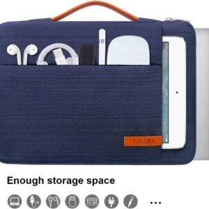 Alternative view of Lacdo 360° Protection 14 Pouce Housse Ordinateur Portable pour ASUS Acer HP Lenovo Chromebook, ASUS Vivobook/Zenbook 14, HP EliteBook 14, Dell Inspiron 14, Lenovo IdeaPad 14, Huawei MateBook D14, Bleu