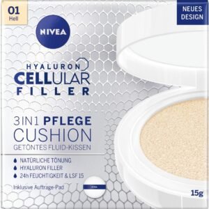 NIVEA Oreiller 3 en 1 anti-âge pour coloration naturelle et hydratante, pour peaux claires, 15 ml