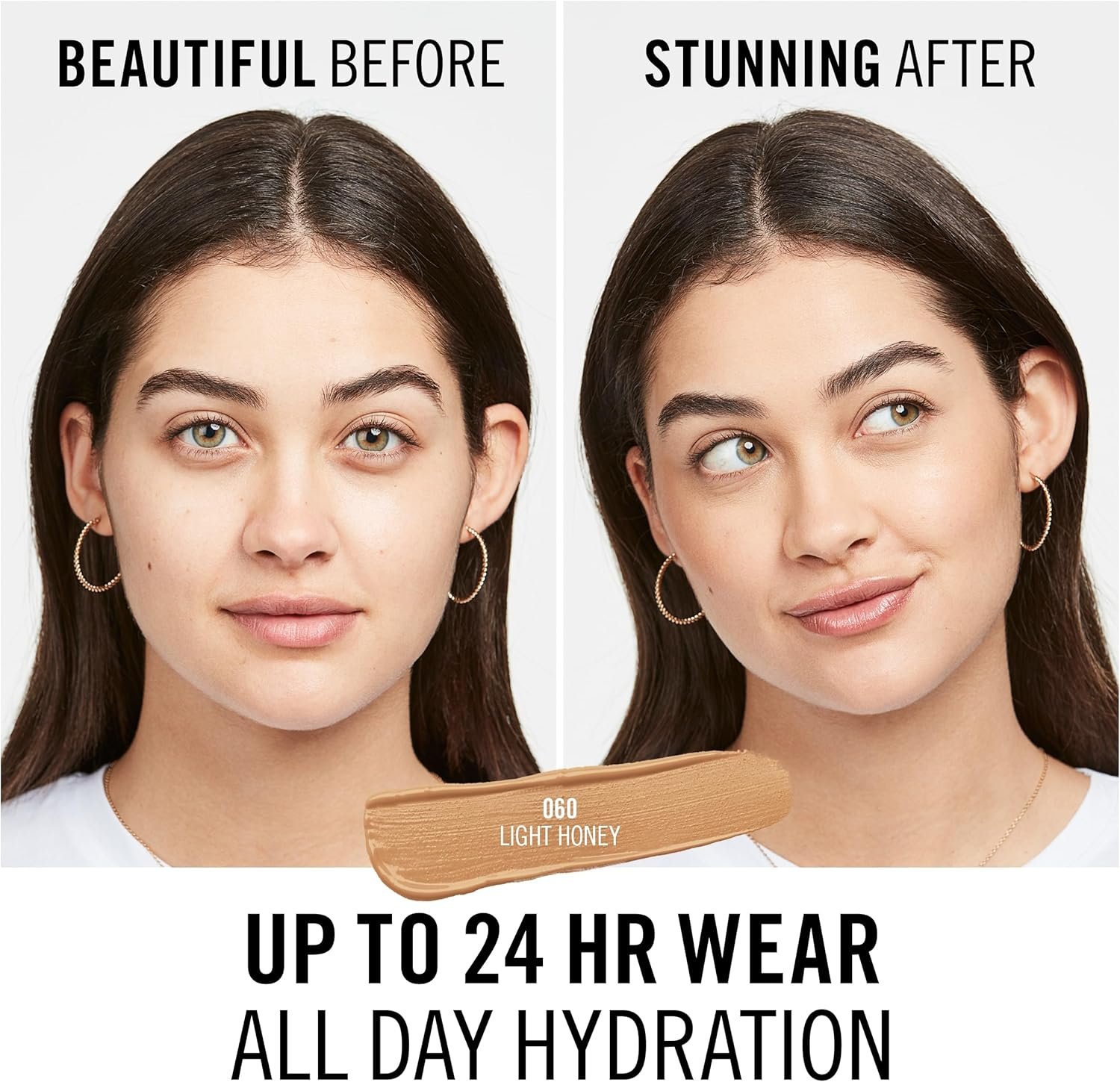 Rimmel London The Multi-Tasker, anti-cernes, jusqu'à 24 heures de tenue, hydratation longue durée, formule hautement pigmentée, facile à estomper, formule vegan, 10 ml, 060 Nude – Image 3